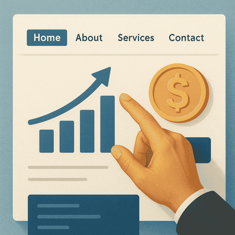 Guía del menú ideal para un sitio de finanzas accesible